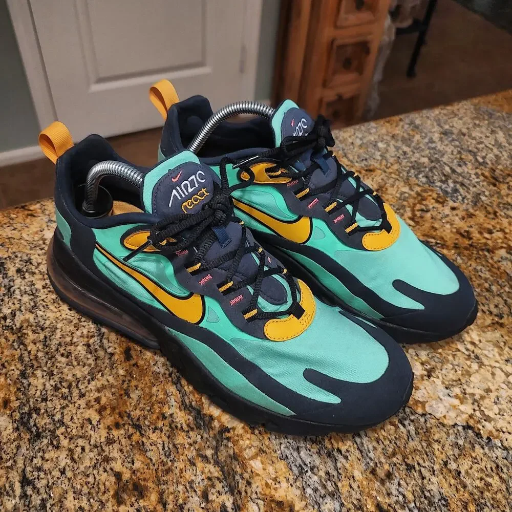Nike Air Max 270 React Sneakers Size 8.5 ID AO4971-300